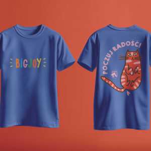 T-SHRT dwustronny EMOCJE dla dorosłych