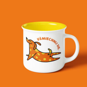 Kubek ceramiczny EMOCJE - Uśmiechnij się.