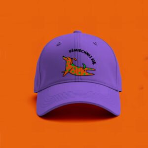 czapka uśmiechnij się CZAPKA Z DASZKIEM HAFT EMOCJE