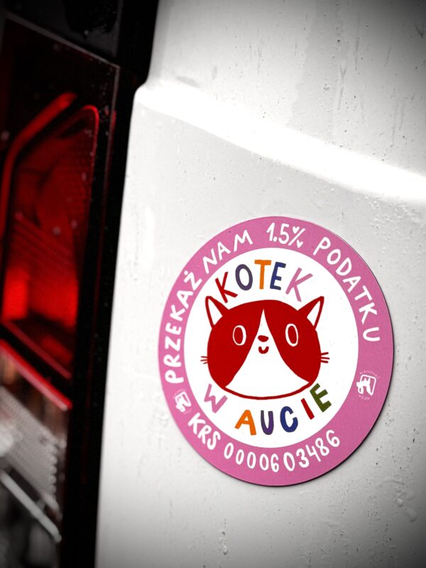magnes auto kotek kolor1 magnes auto kotek kolor1