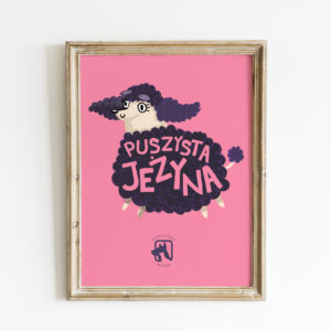 Plakat - Puszysta jeżyna