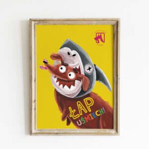Plakat - Łap Uśmiech | pies